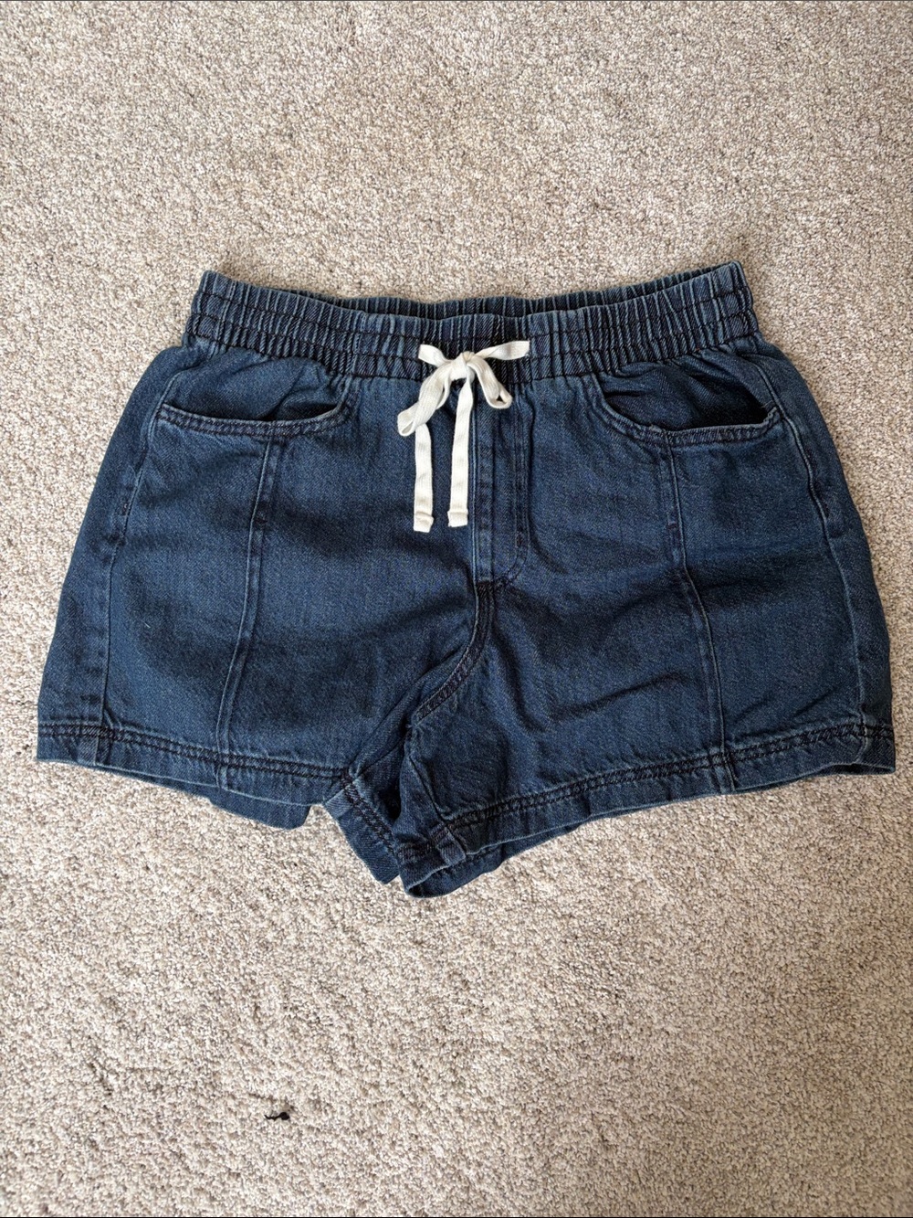 Universal Thread Navy Drawstring High-Waist Shorts